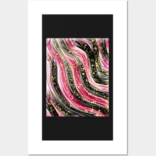 Abstract Fluid Inks Posters and Art